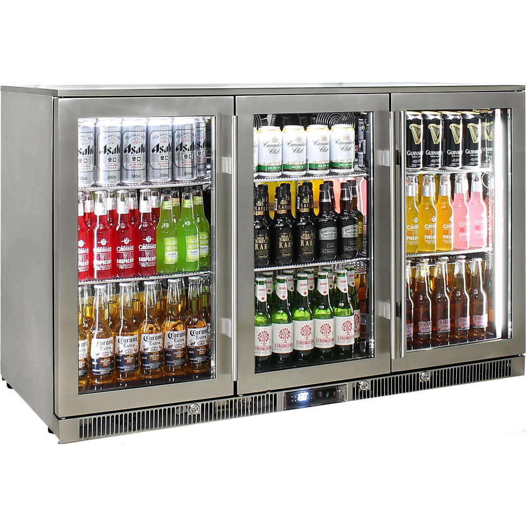 Rhino ENV3H-SS bar fridge - energy rating label